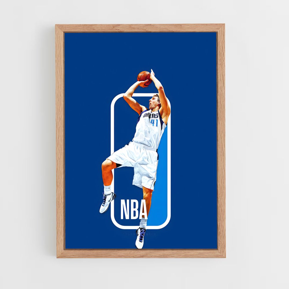 Poster Légende des Mavericks – affiche Basketball (vue 4)
